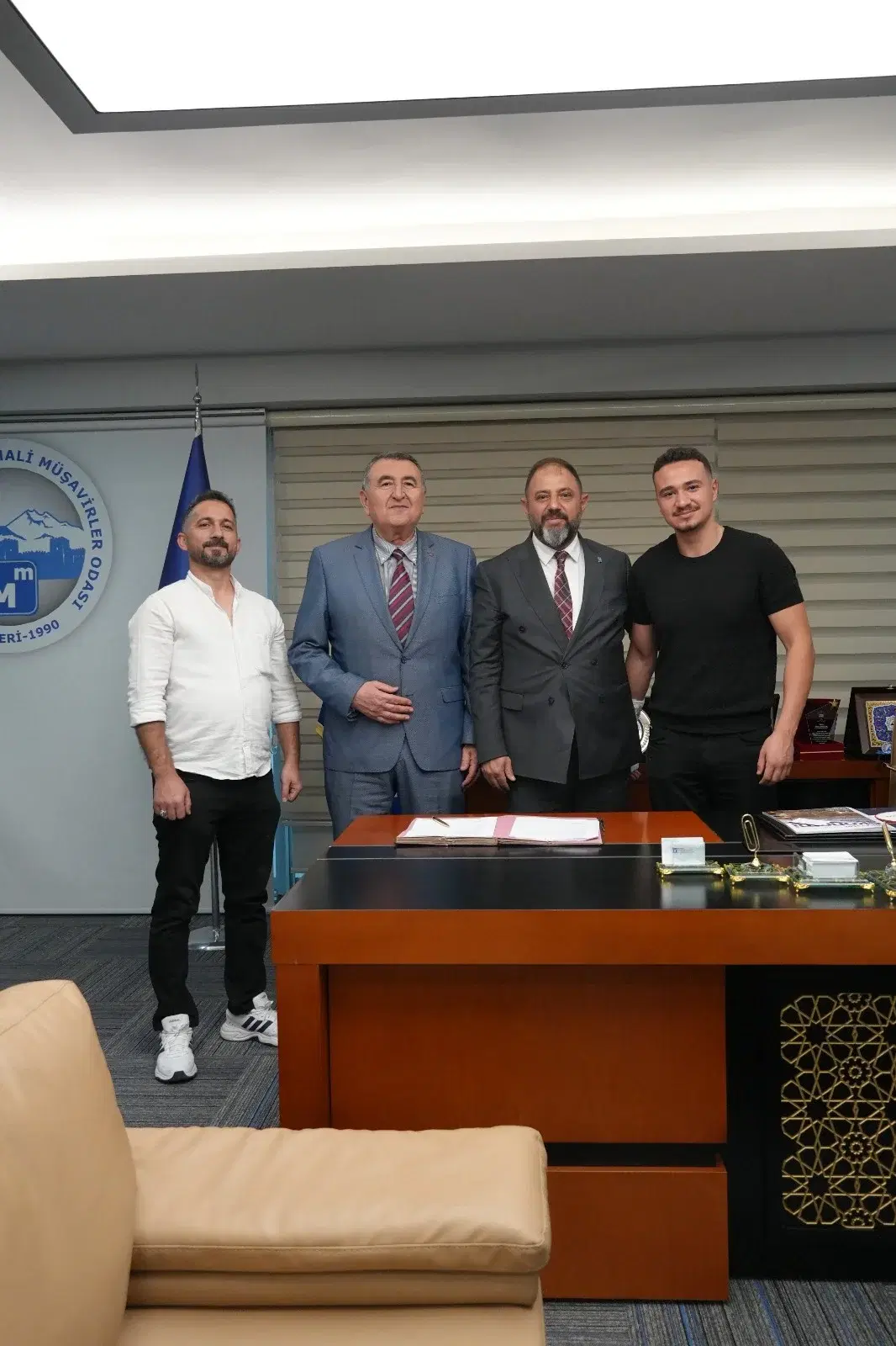 Protokol imza töreninden — ASİLPATENT ve Kayseri SMMM Odası temsilcileri