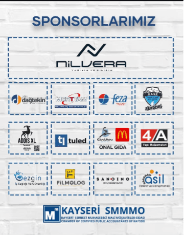 Asil Patent'in sponsor olduğu kurum ve markalar: Kayseri SMMMO, Nilvera, Dağtekin, Mertam, Feza, Kara Akademi, Addis XL, Tuled, Önal Gıda, 4A Yapı, Gezgin, Filmolog, Sancino